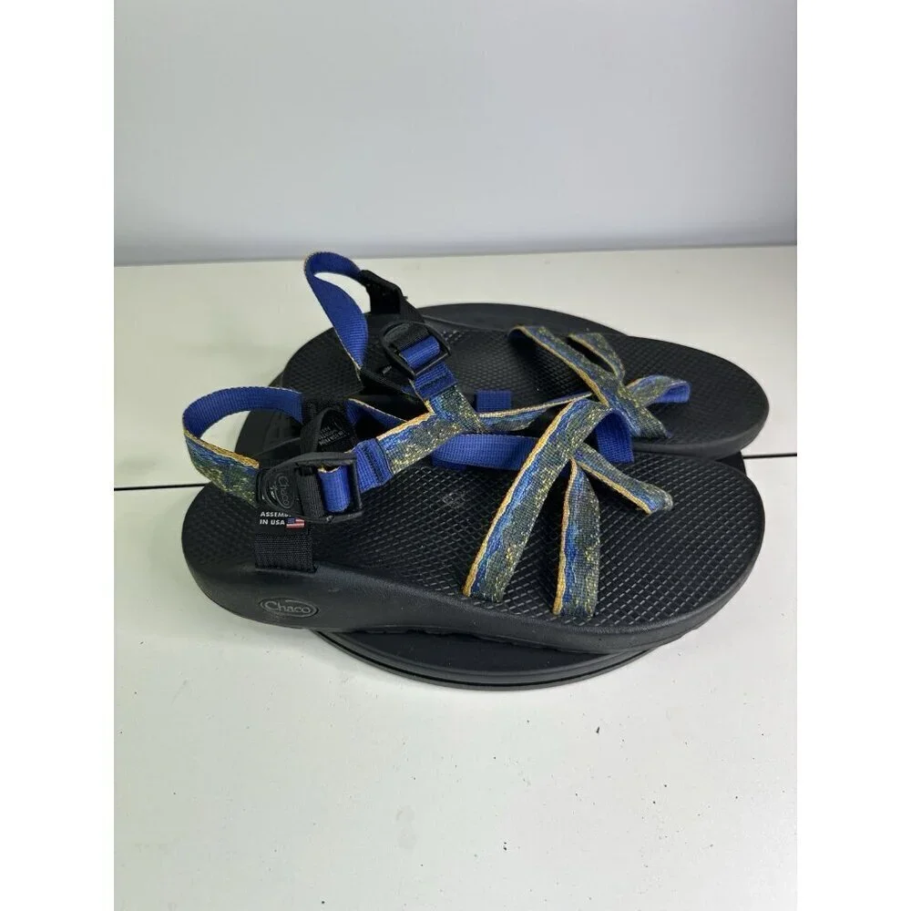 Chaco Z/2 Sandals Women's Sz  11W National Park Foundation Edition Blue/Gold